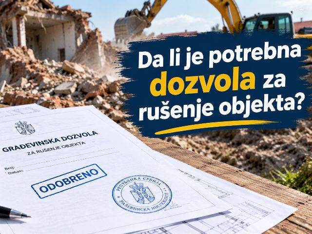 Dozvola rušenje objekta